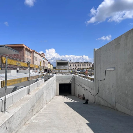 Budowa Rzeszowskiego Centrum Komunikacyjnego [lipiec 2023] - fot 13